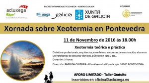 Lee más sobre el artículo Jornada ” Geotermia teórica y práctica”