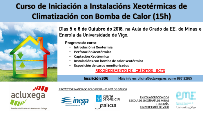 Lee más sobre el artículo <!--:es-->Curso de Iniciación a las instalaciones geotérmicas de climatización con BC. (15h) 5 e 6 de octubre  <!--:--><!--:GL-->Curso de Iniciación as instalacións xeotérmicas de climatización con BC. (15h) 5 e 6 de Outubro  <!--:-->