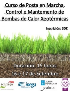 Lee más sobre el artículo <!--:es-->Curso de Puesta en marcha, control y mantenimiento de Bombas de Calor Geotérmicas<!--:--><!--:GL-->Curso de Posta en marcha, control e mantemento de Bombas de Calor Xeotérmicas<!--:-->